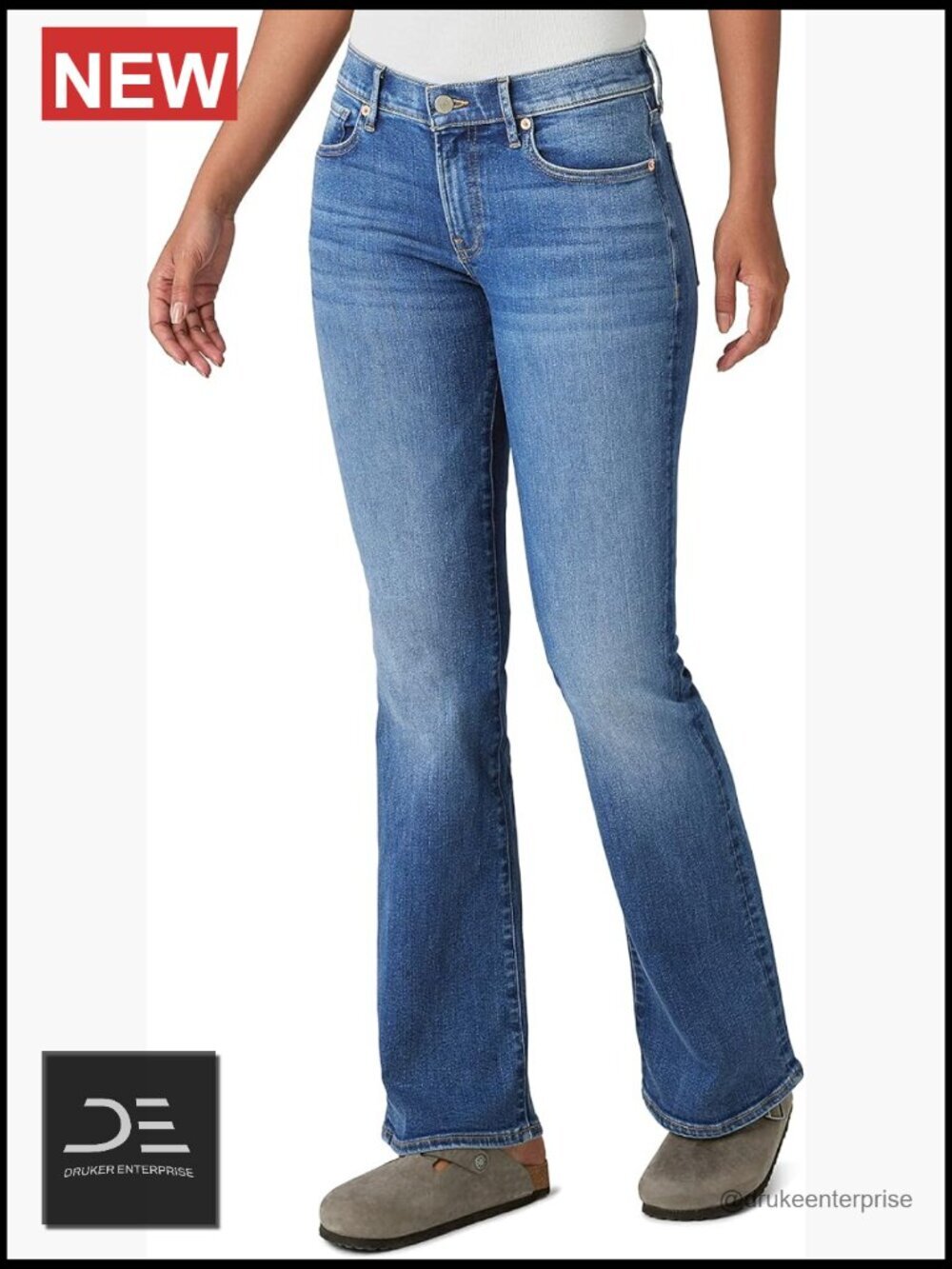 Mid Rise Sweet Flare Jean with Advanced Stretch